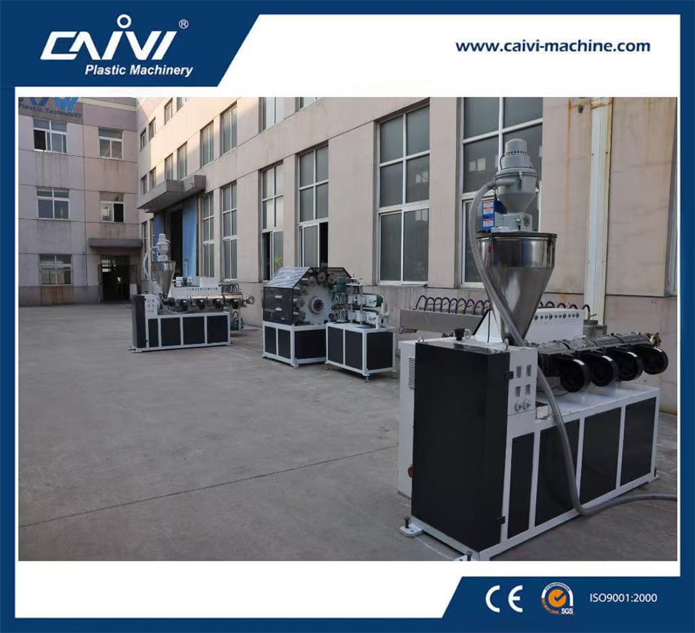 PVC纖維增強軟管生產線